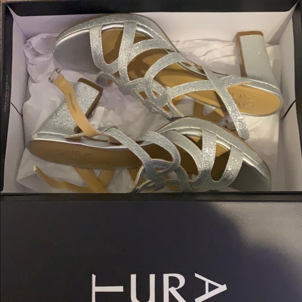 Sparkly high heels